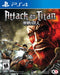 Attack on Titan Front Cover - Playstation 4 Pre-Played