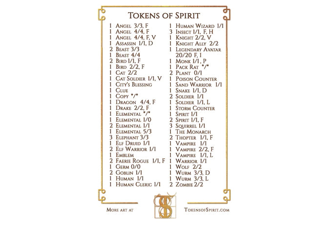 Terese Nielsen's Tokens of Spirit - Premium Foil Collection