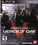 Armored Core Verdict Day Playstation 3 Front Cover