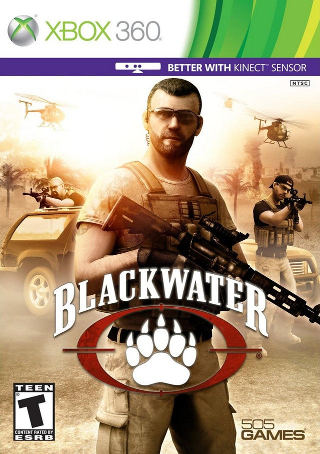 Blackwater Xbox 360 Front Cover 