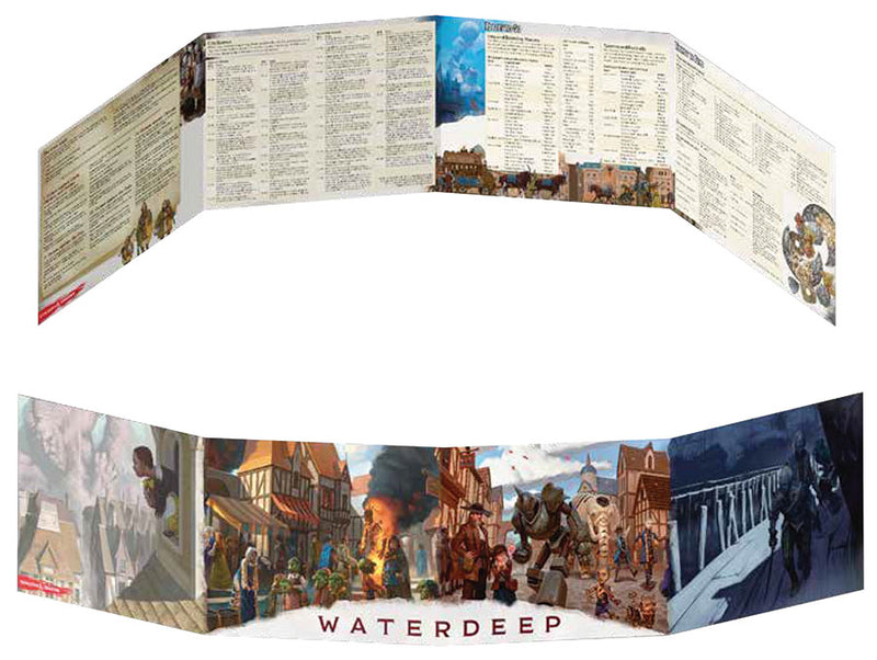 Dragon Heist Dungeon Master Screen - Dungeons and Dragons Role Playing Game Waterdeep