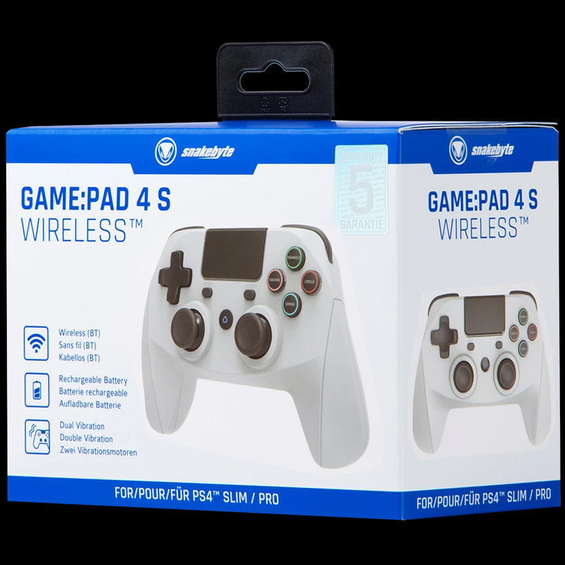 Snakebyte Game:Pad 4 S Wireless Controller Grey - Playstation 4