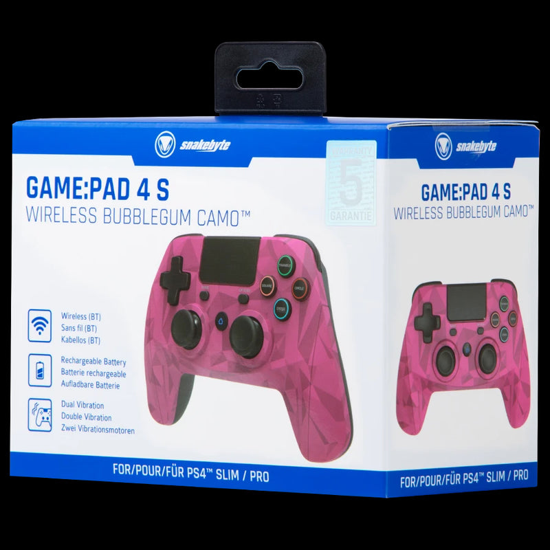 Snakebyte Game:Pad S Wireless Controller Bubblegum Camo