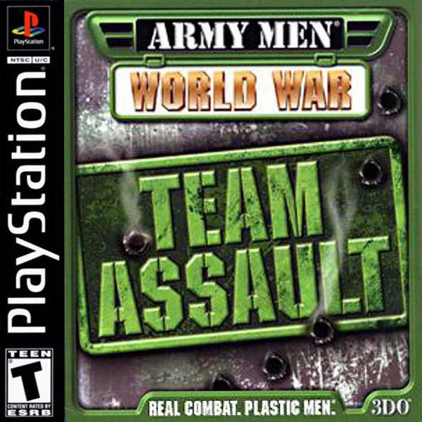 Army Men World War Team Assault Playstation 1 Front Cover